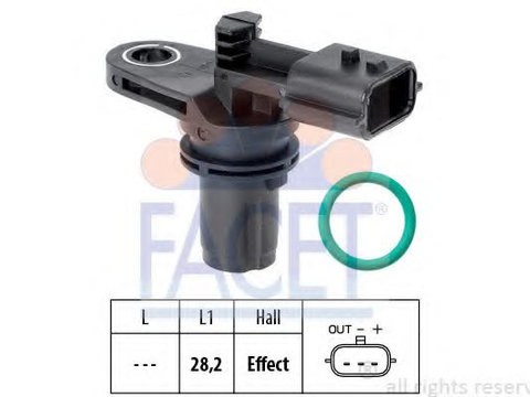 Senzor pozitie ax cu came NISSAN NOTE (E12) (2013 - 2016) FACET 9.0616