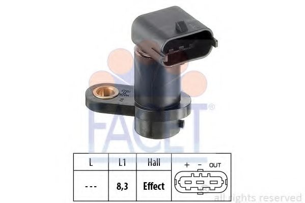 Senzor,pozitie ax cu came OPEL ASTRA G Combi (F35) (1998 - 2009) FACET 9.0449 piesa NOUA
