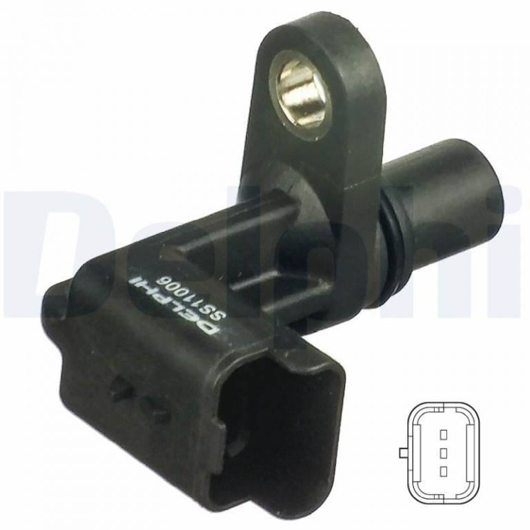 Senzor,pozitie ax cu came (SS11006 DELPHI) BMW,CITRO�N,DS,MINI,PEUGEOT 1|2008|207|207 CC|207 SW|207, 207/207+|208|3|3008|308|308 CC|308 SW|408|5008|508|508 SW|BERLINGO|BERLINGO MULTISPACE|C3|C3 Picasso