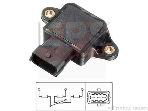 Senzor pozitie clapeta acceleratie 1 995 086 EPS pentru Land rover Discovery Land rover Range rover Hyundai Trajet Opel Omega Hyundai Accent Hyundai Excel Nissan March Nissan Micra Hyundai Avante Hyundai Elantra Hyundai Coupe Hyundai Tiburon Hyundai 