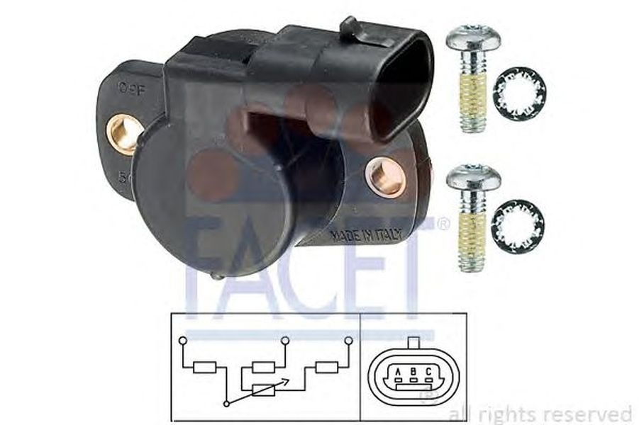 Senzor pozitie clapeta acceleratie FIAT TIPO 160 FACET FA 10.5083