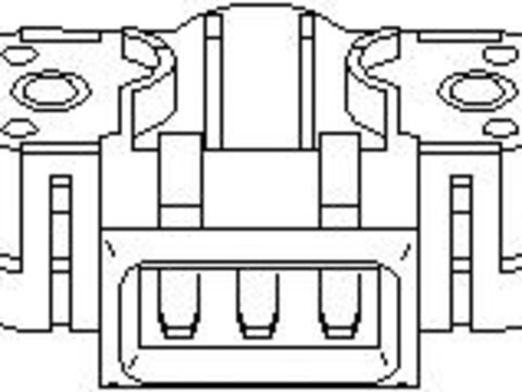 Senzor, pozitie clapeta acceleratie SEAT CORDOBA limuzina (6K1, 6K2), VW LT28-50 bus (281-363), SEAT TOLEDO (1L) - TOPRAN 112 194