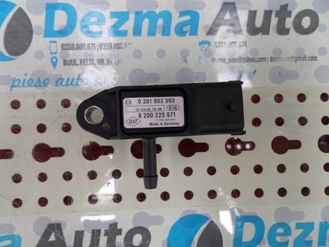 Senzor presiune admisie gaze Renault Kangoo, 8200225971, 0281002593