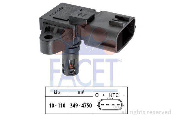 Senzor presiune admisie NISSAN MICRA III 03- - Cod intern: W20240024 - LIVRARE DIN STOC in 24 ore!!!