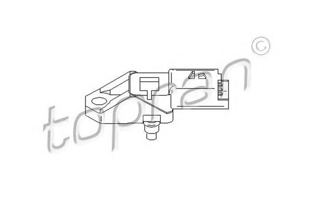Senzor presiune admisie PEUGEOT EXPERT Tepee VF3V TOPRAN 302641