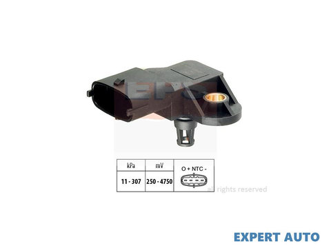 Senzor presiune admisie Saab 9-3 Cabriolet (YS3F) 2003-2016 #2 0261230281