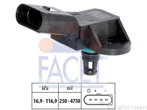 Senzor presiune aer AUDI A4 8K2 B8 FACET FA 10.3226