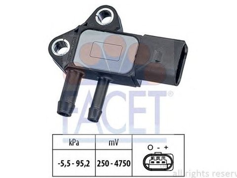 Senzor presiune aer AUDI A4 Cabriolet 8H7 B6 8HE B7 FACET FA 10.3297