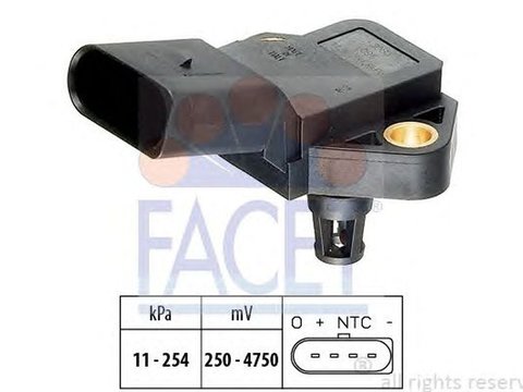 Senzor presiune aer AUDI A6 4F2 C6 FACET FA 10.3083