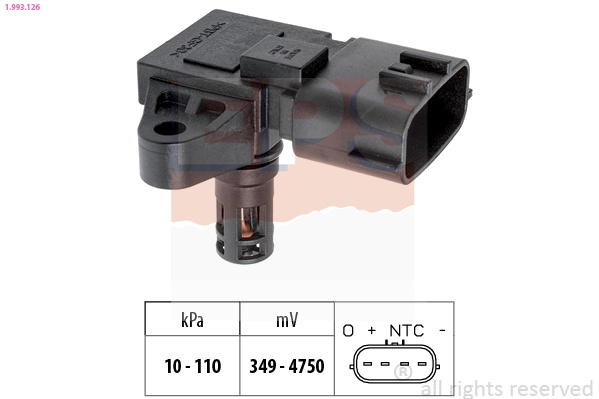 Senzor presiune aer EPS NISSAN NOTE (E11, NE11) 2006-2013 - 1.993.126