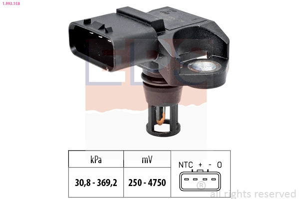 Senzor presiune aer EPS OPEL ASTRA J (P10) 2009-2015 - 1.993.158