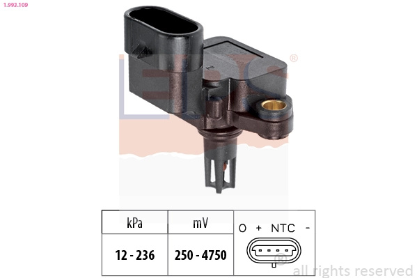Senzor presiune aer EPS OPEL SIGNUM hatchback (Z03) 2003-2008 - 1.993.109