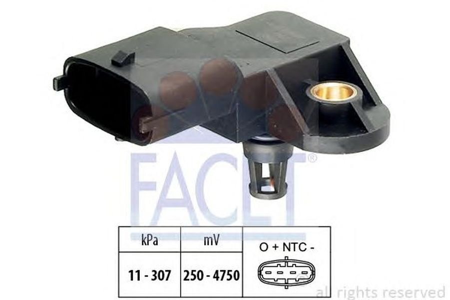 Senzor presiune aer FIAT 500 C 312 FACET FA 10.3082