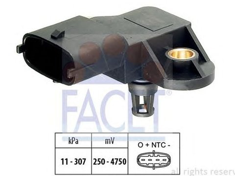 Senzor presiune aer FIAT 500L 199 FACET FA 10.3082