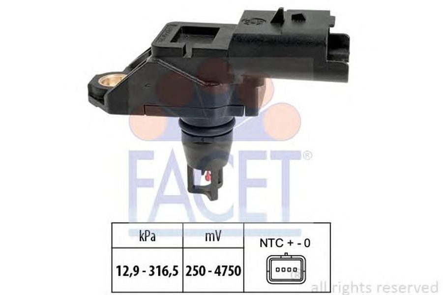 Senzor presiune aer FORD FIESTA VI FACET FA 10.3261