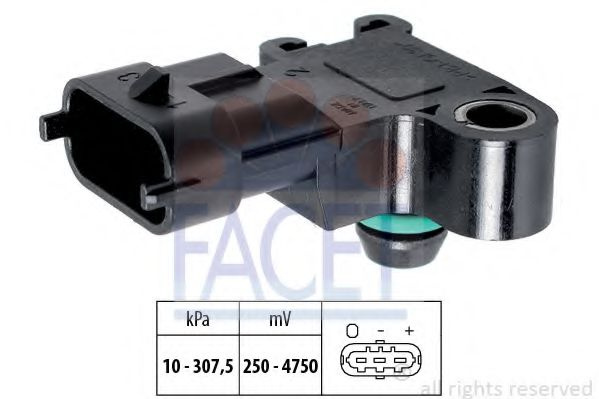 Senzor presiune aer FORD TOURNEO CONNECT / GRAND TOURNEO CONNECT Kombi (2013 - 2016) FACET 10.3244