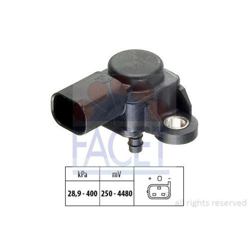 Senzor presiune aer galerie admisie Facet 103175