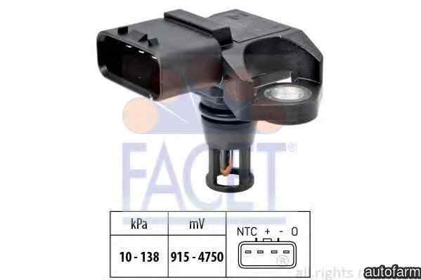 Senzor presiune aer galerie admisie OPEL ZAFIRA B 
