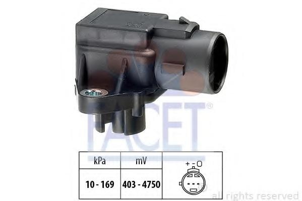 Senzor presiune aer HONDA NSX cupe (NA), HONDA ACCORD Mk V (CC, CD), HONDA CIVIC Mk IV limuzina (EG, EH) - FACET 10.3031