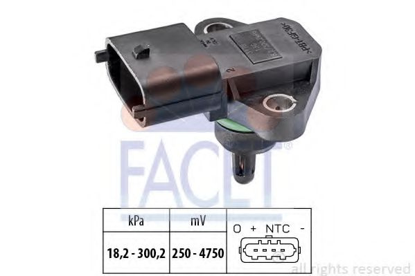 Senzor presiune aer HYUNDAI i20 (PB, PBT) (2008 - 2016) FACET 10.3178