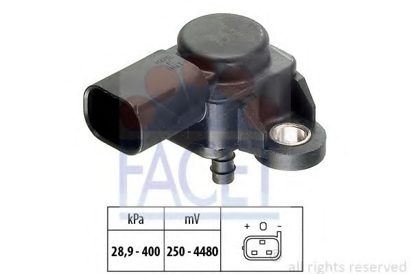 Senzor presiune aer MERCEDES E-CLASS Cabriolet (A207) (2010 - 2016) FACET 10.3175 piesa NOUA