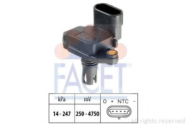 Senzor presiune aer MINI MINI (R50, R53) (2001 - 2006) FACET 10.3125 piesa NOUA