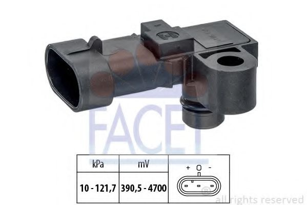 Senzor presiune aer OPEL ASTRA H TwinTop (L67) (2005 - 2016) FACET 10.3196