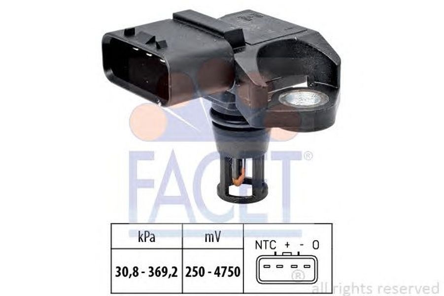 Senzor presiune aer OPEL MERIVA FACET FA 10.3158