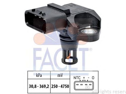 Senzor presiune aer OPEL ZAFIRA B Van FACET FA 10.3158