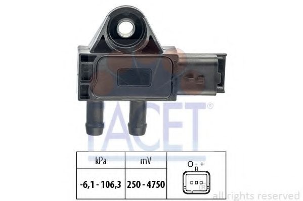 Senzor presiune aer PEUGEOT 301 (2012 - 2016) FACET 10.3271 piesa NOUA