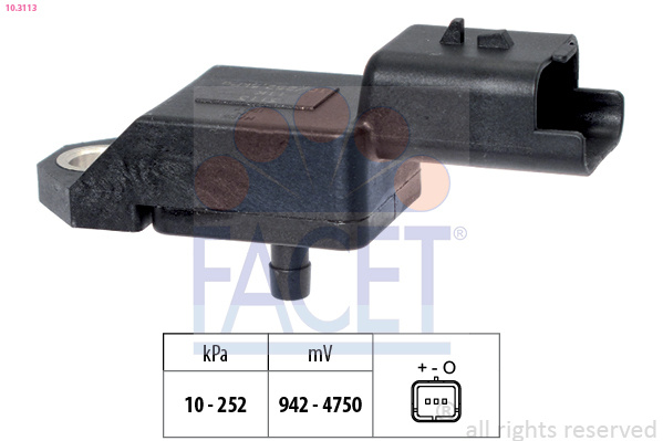 Senzor presiune aer # Peugeot 807 2002 2003 2004 2005 2006 2007 2008 2009 2010 2011 2012 2013 2014 2015 2016 2017 2018 2019 2020 2021 2022 2023 2024 2025 # 10 3113 # FACET