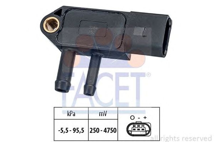 Senzor presiune aer SEAT IBIZA V 6J5 6P1 FACET FA 10.3264