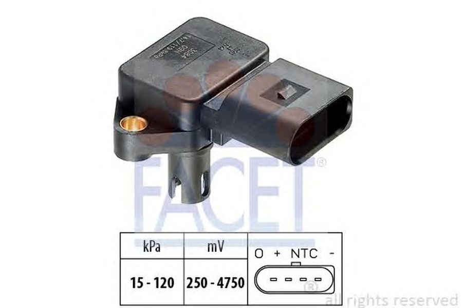 Senzor presiune aer SKODA FABIA Praktik FACET FA 10.3084
