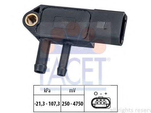 Senzor presiune aer SKODA OCTAVIA 2 Combi (1Z5) (2004 - 2013) FACET 10.3266