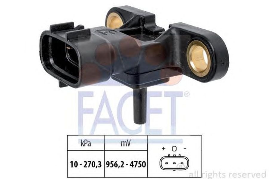 Senzor presiune aer TOYOTA HILUX III pick-up KUN TGN LAN GGN FACET FA 10.3163