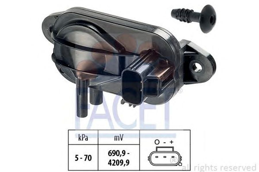 Senzor presiune aer VOLVO V50 MW FACET FA 10.3268