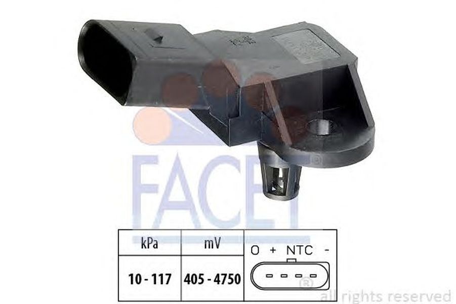 Senzor presiune aer VW GOLF VI 5K1 FACET FA 10.3090