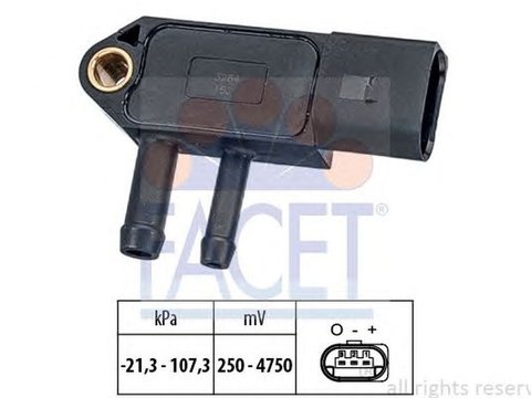 Senzor presiune aer VW GOLF VI Cabriolet 517 FACET FA 10.3266