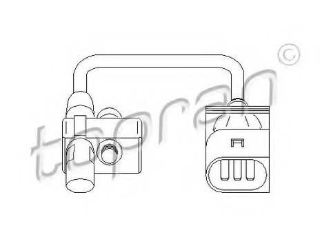 Senzor presiune combustibil 501 443 TOPRAN pentru Bmw X3 Bmw Seria 3 Bmw Seria 5 Bmw X5 Bmw Seria 1