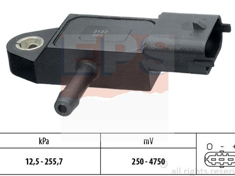 Senzor presiune galerie admisie 1 993 122 EPS pentru Opel Vivaro Nissan Primastar Dacia Logan Nissan Kubistar