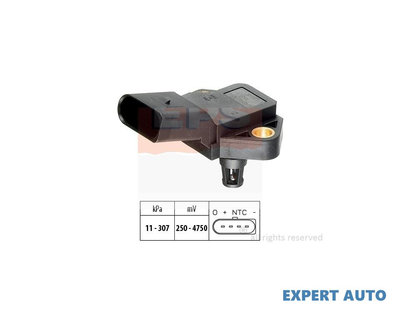 Senzor presiune galerie admisie Audi AUDI Q3 (8U) 