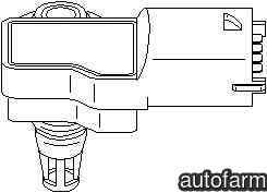 Senzor presiune galerie admisie OPEL CORSA D TOPRAN 207 426
