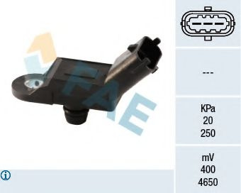 Senzor, presiune galerie admisie OPEL MERIVA (2003 - 2010) FAE 15019