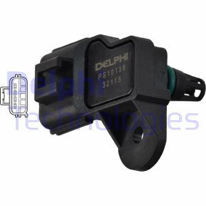 Senzor presiune galerie admisie PS10138 DELPHI pentru Ford Transit CitroEn Jumper CitroEn Relay Peugeot Boxer Peugeot Manager