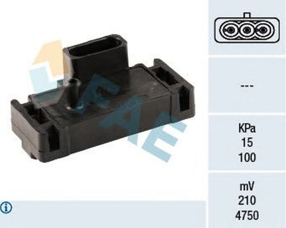 Senzor presiune galerie admisie RENAULT CLIO II BB0 1 2 CB0 1 2 FAE 15001