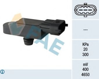 Senzor, presiune galerie admisie RENAULT ESPACE Mk IV (JK0/1_) (2002 - 2016) FAE 15068