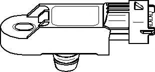 Senzor, presiune galerie admisie RENAULT MASTER II Van (FD), RENAULT MASTER II platou / sasiu (ED/HD/UD), OPEL MOVANO caroserie (F9) - TOPRAN 207 832