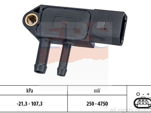 Senzor presiune gaze evacuare 1 993 266 EPS pentru Vw Passat Vw Multivan Vw Golf Vw Crafter Vw Jetta Vw Vento Skoda Fabia Vw Tiguan Skoda Octavia Vw Cc Vw Kombi Vw Transporter Skoda Yeti Vw Caddy Vw Amarok Seat Alhambra