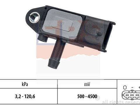 Senzor presiune gaze evacuare 1 993 273 EPS pentru Opel Astra Fiat Bravo Fiat Ritmo Opel Agila