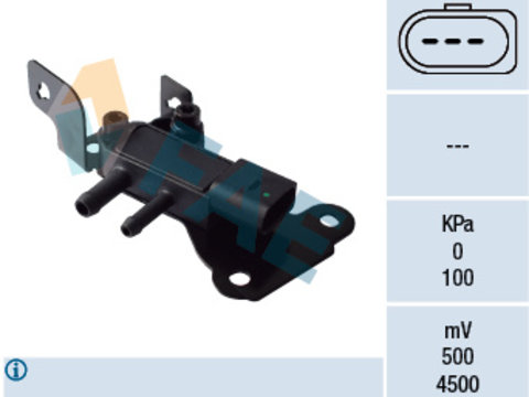 Senzor, presiune gaze evacuare (16114 FAE) CHEVROLET,OPEL